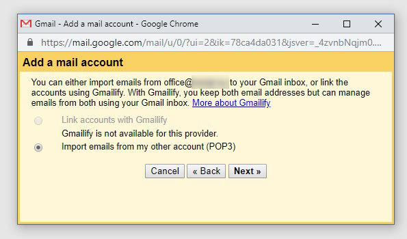 如何将godaddy域电子邮件转发到gmail 