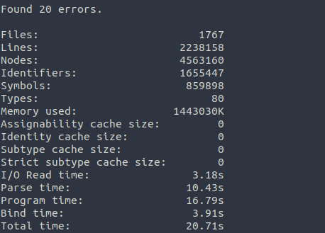npm run build 上的 Nestjs“达到堆限制分配失败 - JavaScript 堆存储器不足”